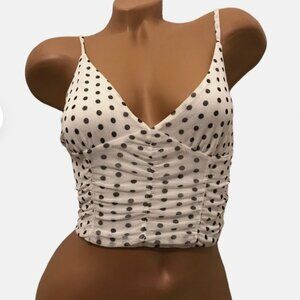 Urban outfitters polka dot crop top size small